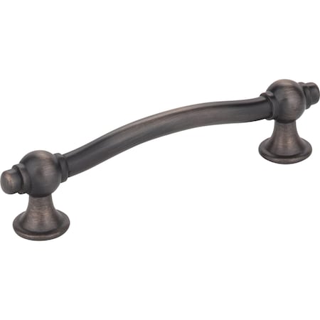 96 Mm Center-to-Center Brushed Oil Rubbed Bronze Syracuse Cabinet Bar Pull